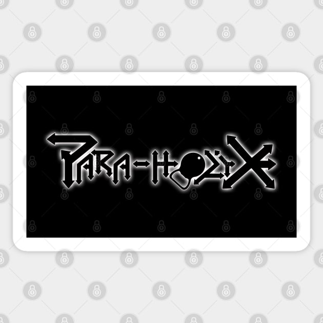 Para-holiX Ghost Logo White Sticker by ParaholiX